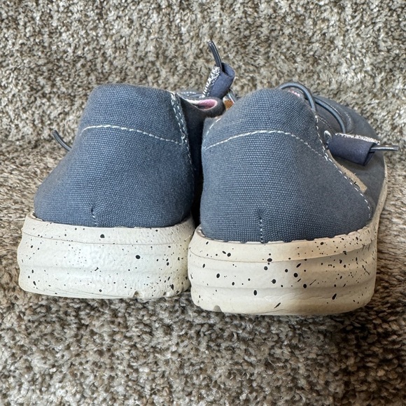 HEY DUDE Wendy Woman’s Sky Blue Canvas Slip-On Shoes Size 7 - Picture 6 of 6